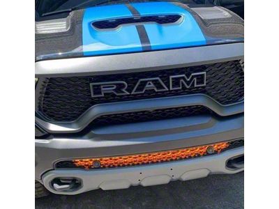 Single 40-Inch Amber LED Light Bar with Bumper Mounting Brackets (21-24 RAM 1500 TRX)
