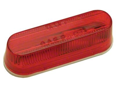 Single Auxiliary Running Light; Red (Universal; Some Adaptation May Be Required)