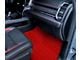 Single Layer Diamond Front and Rear Floor Mats; Full Red (09-18 RAM 1500 Crew Cab w/ Front Bucket Seats)