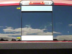 Sliding Rear Window Trim Accents; Stainless Steel (19-24 RAM 1500)