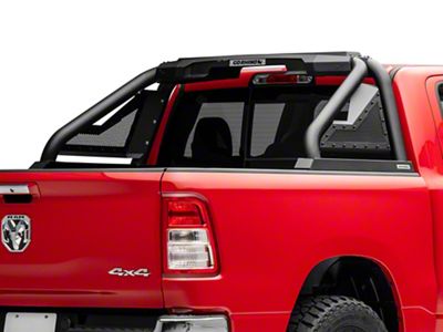 Go Rhino Sport Bar 2.0 Roll Bar; Textured Black (19-24 RAM 1500 w/o RAM Box)