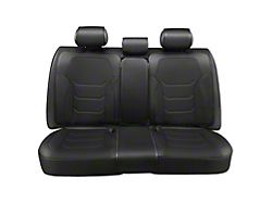 Sport Series Front and Rear Seat Covers; Black (Universal; Some Adaptation May Be Required)