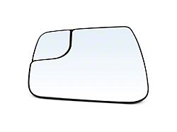 Spotter Glass Powered Heated Mirror Glass; Driver Side (19-22 RAM 1500 w/o Towing Mirror)