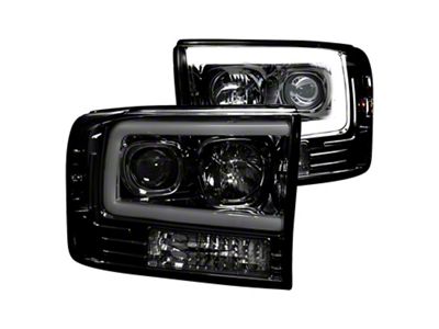 SQ Series Headlights with Sequential Turn Signals; Black Housing; Clear Lens (02-05 RAM 1500)