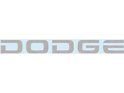 Square Corners Tailgate Decal; Black (97-99 RAM 1500)