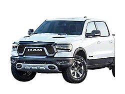 Stainless Steel Billet Upper Grille Insert; Black (19-24 RAM 1500 Rebel)
