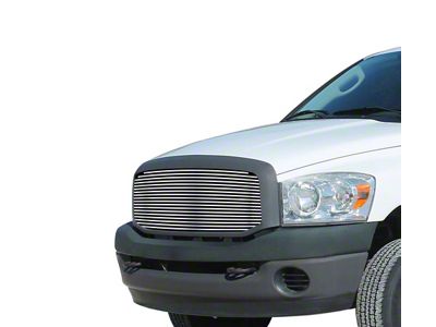 Stainless Steel Billet Upper Grille Insert; Chrome (06-08 RAM 1500)