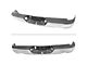 Steel Dual Exhaust Rear Bumper; Not Pre-Drilled for Backup Sensors; Chrome (09-18 RAM 1500)
