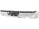 Steel Dual Exhaust Rear Bumper; Pre-Drilled for Backup Sensors; Chrome (09-18 RAM 1500)