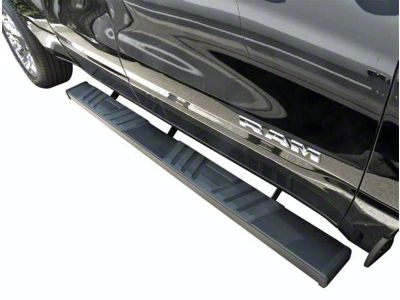 STX500 Running Boards; Black (19-25 RAM 1500 Quad Cab)