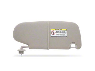 Sun Visor; Gray; Driver Side (02-08 RAM 1500)