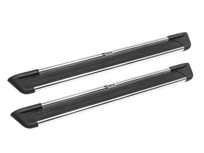 Sure-Grip Running Boards; Brushed Aluminum (09-18 RAM 1500 Regular Cab)