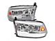 Switchback Sequential Full LED Projector Headlights; Chrome Housing; Clear Lens (09-18 RAM 1500 w/ Factory Halogen Headlights)