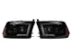 Switchback Sequential LED C-Bar Projector Headlights; Matte Black Housing; Smoked Lens (09-18 RAM 1500 w/ Factory Halogen Non-Projector Headlights)