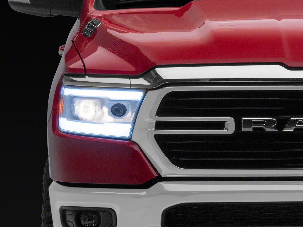 RAM 1500 Switchback Sequential LED Turn Signal Projector Headlights