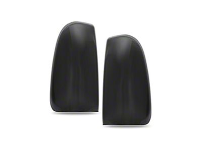 Tail Light Covers; Carbon Fiber Look (02-06 RAM 1500)