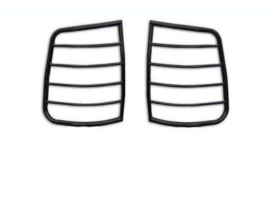 Tail Light Guards; Black (09-18 RAM 1500)