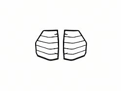 Tail Light Guards; Black (94-01 RAM 1500)