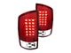 LED Tail Lights; Chrome Housing; Red/Clear Lens (07-08 RAM 1500)