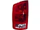 CAPA Replacement Tail Light; Chrome Housing; Red/Clear Lens; Passenger Side (02-06 RAM 1500)