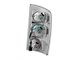 Tail Lights; Chrome Housing; Red/Clear Lens (02-05 RAM 1500)