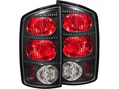 Tail Lights; Chrome Housing; Smoked Lens (02-05 RAM 1500)