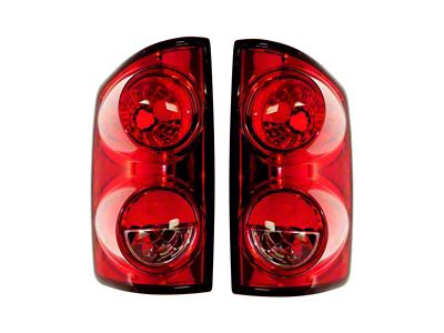 Tail Lights; Red Housing; Red Lens (07-08 RAM 1500)