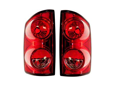 Tail Lights; Red Housing; Red Lens (07-08 RAM 1500)