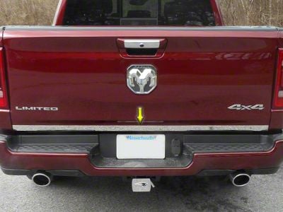 Tailgate Accent Trim; Stainless Steel (19-23 RAM 1500 w/o Multifunction Tailgate)