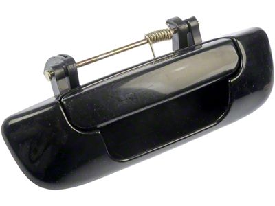Tailgate Handle; Smooth Black (02-08 RAM 1500)