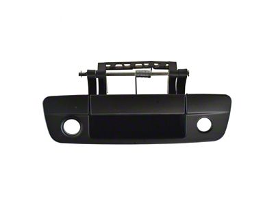 Tailgate Handle with Backup Camera Opening; Paint to Match Black (09-12 RAM 1500)