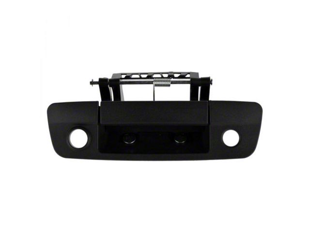 Tailgate Handle with Backup Camera Opening; Textured Black (09-12 RAM 1500)