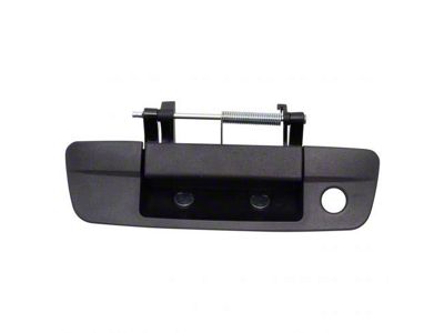 Tailgate Handle with Lock Provision; Textured Black (09-11 RAM 1500)