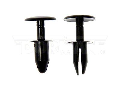 Tailgate Molding Spoiler Push Retainer; 2-Pieces (09-25 RAM 1500)
