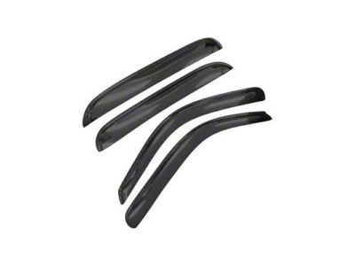 Tape-On Rain Guards; Front and Rear; Smoke (19-25 RAM 1500 Crew Cab)