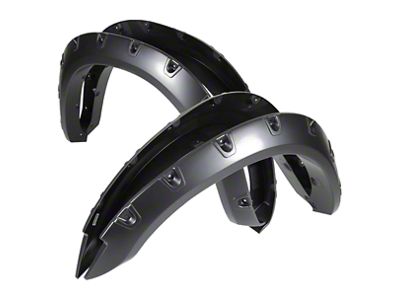 Terrain Fender Flares; Smooth Matte Black (02-08 RAM 1500)