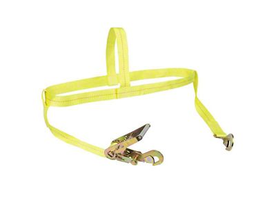 Tire Bonnet Tie Down Strap with Ratchet; 10,000 lb.