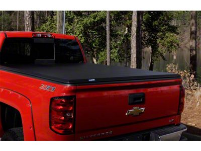 Hard Fold Tonneau Cover; Black (02-18 RAM 1500 w/ 6.4-Foot Box & w/o RAM Box)