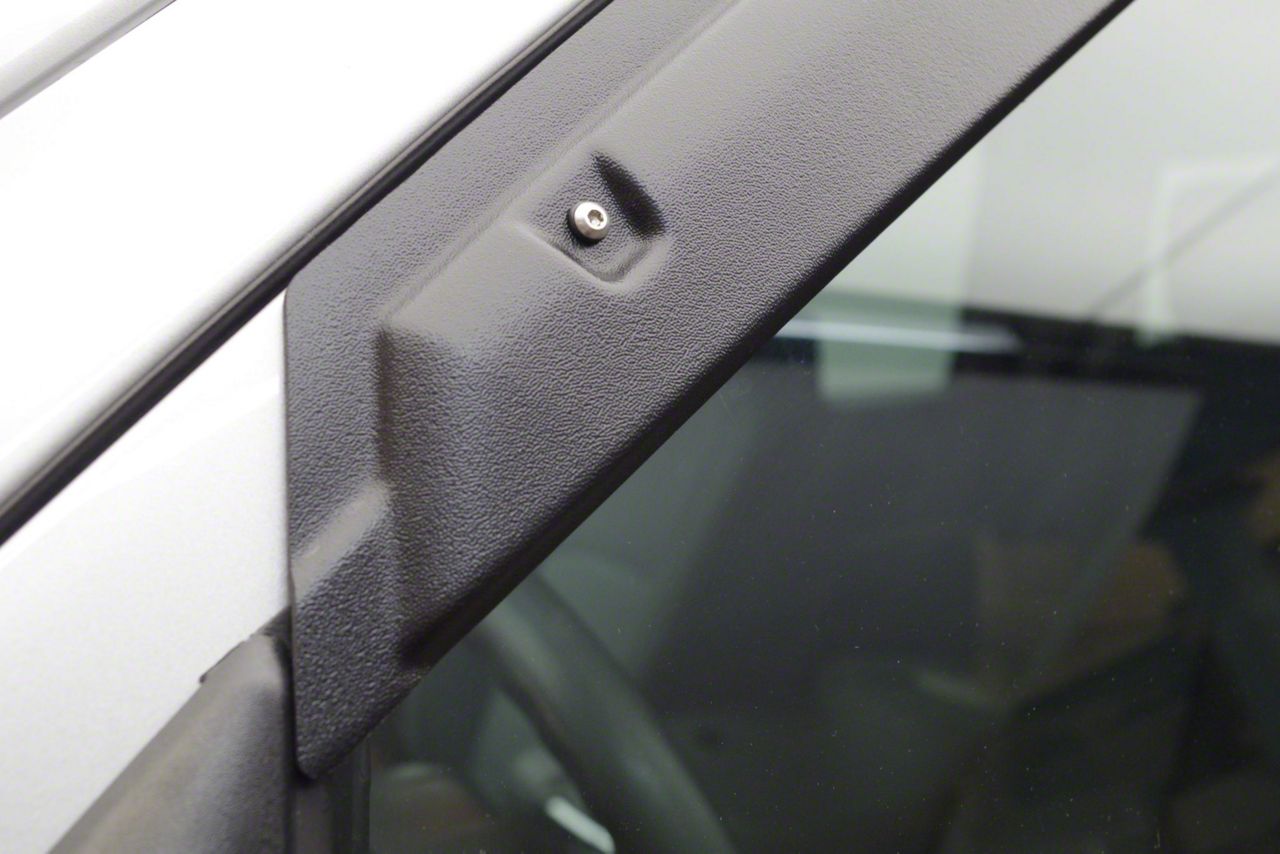 Smoke Tinted Window Visors / Rain Guards For 2009-2018 Ram 1500 Extended Cab (Quad)