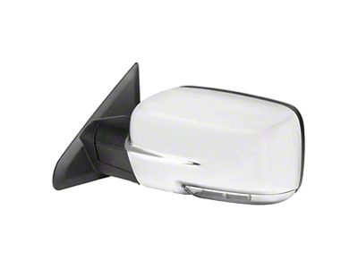 Powered Heated Towing Mirror with LED Turn Signal; Driver Side (09-12 RAM 1500)