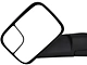 Manual Foldable Towing Mirrors; Textured Black (02-08 RAM 1500)