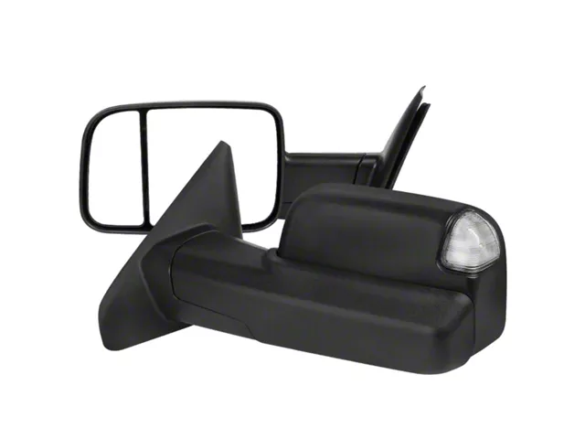 Manual Towing Mirrors with LED Turn Signals and Puddle Light (02-08 RAM 1500)