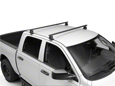 Traveler Cross Bar Roof Rack; Black; 60-Inch (13-25 RAM 1500)