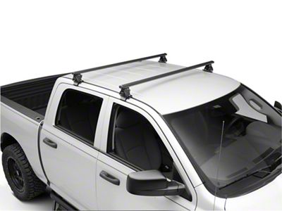 Traveler Cross Bar Roof Rack; Black; 60-Inch (13-24 RAM 1500)