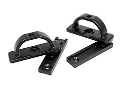 Truck Bed Tie Downs; Black (19-25 RAM 1500)