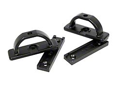 Truck Bed Tie Downs; Black (19-24 RAM 1500)