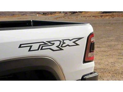 TRX Bed Side Graphics; Matte Black (21-24 RAM 1500 TRX)