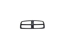 Replacement Upper Grille Frame; Black (02-05 RAM 1500)