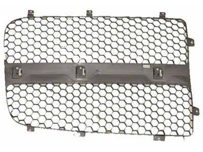 Replacement Upper Grille Insert; Matte Gray; Driver Side (02-05 RAM 1500)