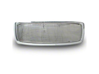 Upper Replacement Grille; Chrome (02-05 RAM 1500)